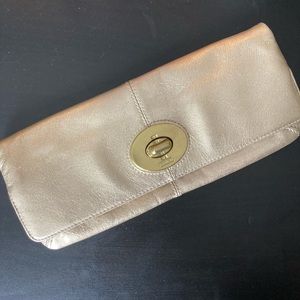 Coach fold-over clutch